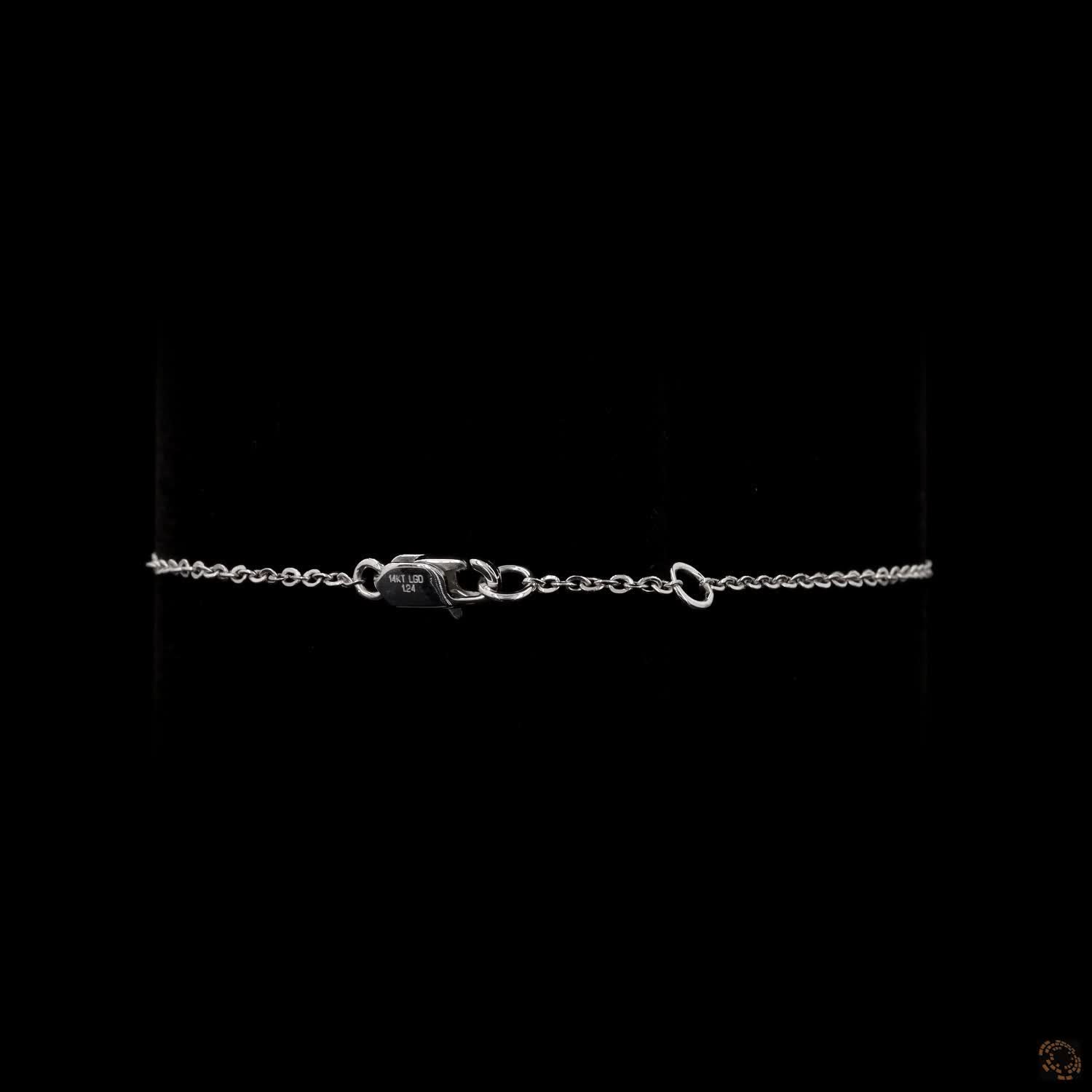 1.25 Ct Round Lab diamond Graduated Chain Bracelet in 14K Pure Gold