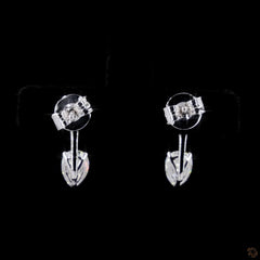 1.28 Ct Lab Grown Diamond Jacket Drop Earring in 14K Gold