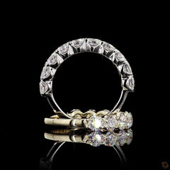 Round Brilliant Diamond Half Eternity Ring