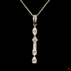 2.23 Carat Multi shape Diamond Designer Pendant For Her