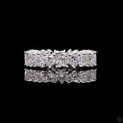 5.71 Carat Alternating Ring For Her in 14K Gold