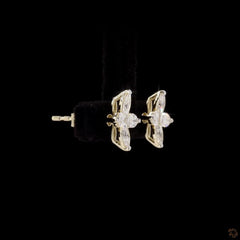 Marquise Lab Diamond Stud Earring For Women