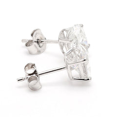 Lab Grown Diamonds Stud Earring For Women Crafted in 14K Gold - Push Back