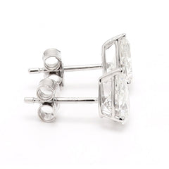 Pear Lab Diamond Stud Earring For Women Crafted in 14K Gold - Push Back Earrings