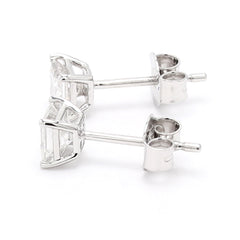 1.0Ct Princess Stud Earring For Women Crafted in 14K Gold - Lab Diamond Studded Push Back Earrings