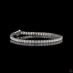 Straight Line lab Diamond Tennis Bracelets