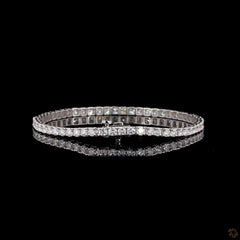 Straight Line lab Diamond Tennis Bracelets