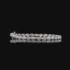 10.60 Carat Oval East West Lab Diamond Tennis Bracelet