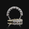 Round Brilliant Diamond Half Eternity Ring