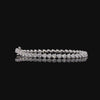 7.20 Carat Heart Shape Diamond East West Tennis Bracelets in 14K Gold