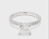 IGI Certified Princess Hidden Halo Engagement Ring For Women Crafted in 14K Gold, Lab Grown Diamonds