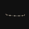 1.07 Carat Station Chain Classic Bracelet in 14K Gold