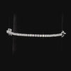 1.55 Ct Lab diamond Paper Clip Bracelet in 14K Pure Gold