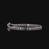 5.0 Carat Emerald Lab Diamond East West Tennis Bracelets in 14K Gold