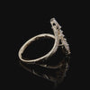 1.45 Ct Designer Bypass Engagement Ring in 14K Gold