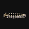 4.30 Carat Station Line Tennis Bracelet in 14K Gold