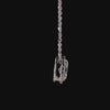 1.0Ct Lab Diamond Halo Set Necklace in 14K Gold For Women