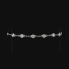 1.07 Carat Station Chain Classic Bracelet in 14K Gold