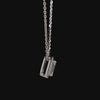 1.0Ct Lab Diamond Halo Set Necklace in 14K Gold For Women