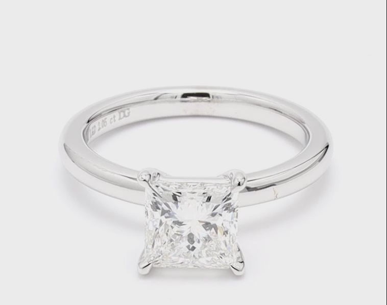 1.0-2.0Ct IGI Certified Lab Diamonds Solitaire Engagement Ring For Her, Crafted in 14K Gold