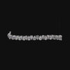 11.75 Carat Pear Lab Diamond Alternating Tennis Bracelet in 14K Gold