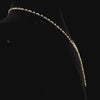 5.70 Carat Multi Shape Diamond Lariat Necklace in 14K Gold