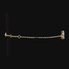 1.46 Carat Lab Diamond Chain Bracelets in 14K Gold